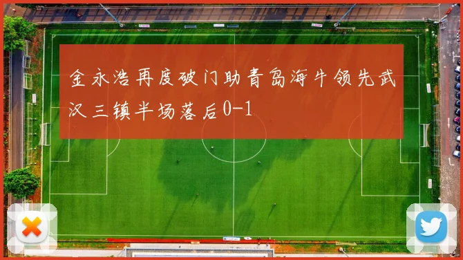 金永浩再度破门助青岛海牛领先武汉三镇半场落后0-1